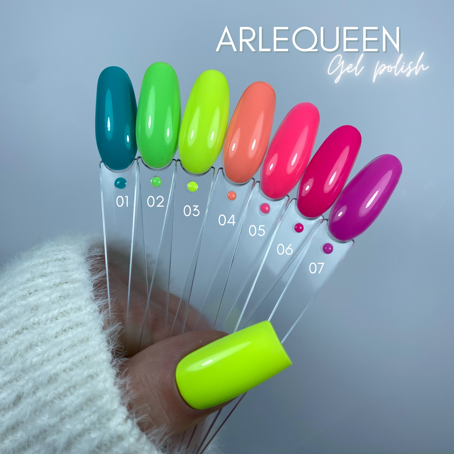 LOT DE 7 VERNIS ARLEQUEEN