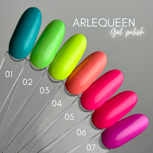 LOT DE 7 VERNIS ARLEQUEEN